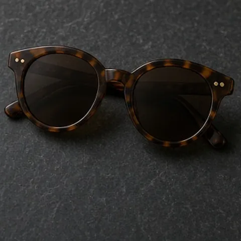 Tortoise Round Sunglasses
